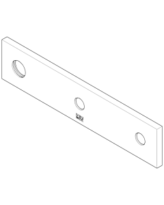 Dornbracht rosace - 092789109-00 255 x 55 x 8,5_chrom