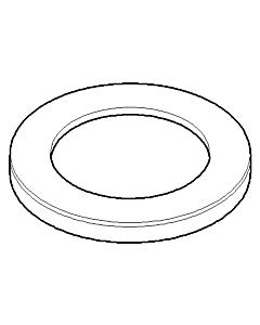 Dornbracht Rosette D55 mm 092790001-10 weiß matt