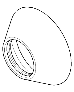 Dornbracht Rosette WFB-Wand 092794006-00 chrom