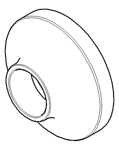 Dornbracht rosette 092795503-47 champagne