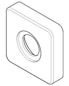Dornbracht Rosette 092796006-00 chrom