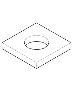 Dornbracht rosace - platine mat 092797033-06 platine mat