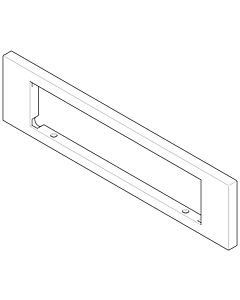 Dornbracht rosace 240 x 60 x 9 - 092797034-00 chromé