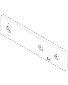 Dornbracht 3-Loch-Platte Wand 092798023-06 platin matt