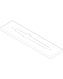 Dornbracht mounting plate Perfecto WR 09280100490 raw