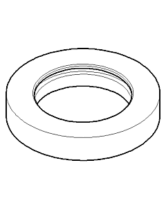 Dornbracht ring 55x10 platinum matt 092810035-06 D 38.6 x 10 mm platinum brushed