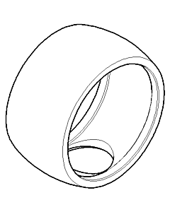 bague Dornbracht 092810117-00 chromé