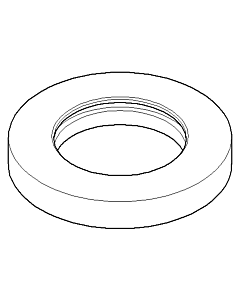 Dornbracht BAGUE 59 x 9, EB TARE. -892 092810132-08 platine