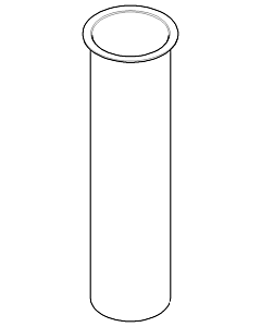 Dornbracht tube 32 x 128 092820055-06 matt platinum