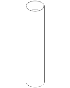 Dornbracht pipe spout 092822037-00 chrome