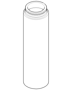 Dornbracht tube for stand 092822044-10 matt white