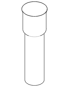piège à odeurs à tube Dornbracht 092823019-00 chromé