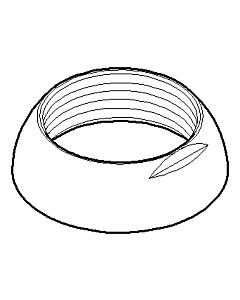 Dornbracht Haube M30x1 Meta02 pl. matt 092830008-06 mm Platin gebürstet