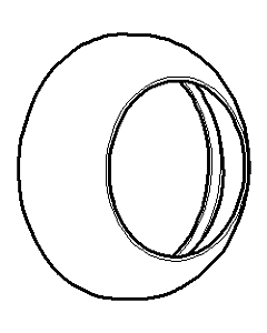 capot Dornbracht 092830021-06 092830021 D.32 x 11 mm platine mat