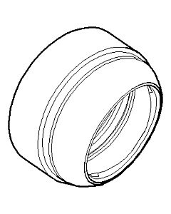 capot Dornbracht 092830029-06 092830029 D.38 x 23 mm platine mat