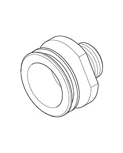 Dornbracht plug-in shaft, w-al g 3/4 -22 09300101990