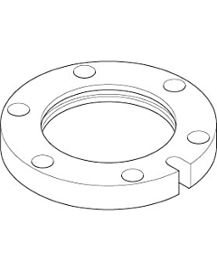 Dornbracht flange ground connection 09301112190 raw