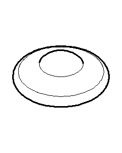 Dornbracht Spiegelschr. 093030062-09 D=24MM-M10x1 IG -, messing