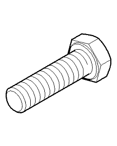 Dornbracht 6 kt. -Vis M10x35 DIN933 09303007290 PIÈCES DE RECHANGE 093030072 M10 x 35 mm