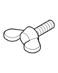 Dornbracht wing screw M5 x 16 DIN 3 09303007490 SPARE PARTS 093030074 M5 x 16 mm