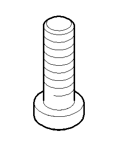 Dornbracht Zyl-Schraube M8 x 25 09303009590 roh