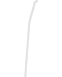 Dornbracht pull rod 5 x 400 curved 093109120-00 chrome