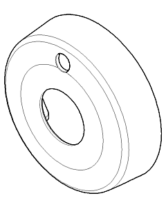 Dornbracht rosace d&#39;entrée 093120050-06 platine mat, pour 3522597090