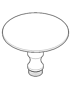 Dornbracht bouchon 093120097-06 platine mat