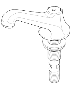 Dornbracht Al-ut 2000 /2 135 madison - 13700380-09 brass