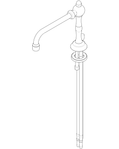 Dornbracht Al-wt 200 mm madison/flai 13715380-09 510 x 265 x 85_brass