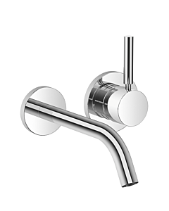 Kit d&#39;installation Dornbracht Meta 36860660-93 pour robinet mural, sans bonde, saillie 190 mm, chrome brossé