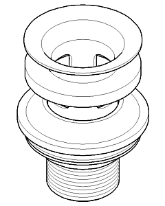 Dornbracht KELCH ABL-GARN. 1 - chro 90110103600-00 chrom