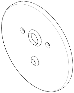 Dornbracht cover plate 90110108700-00 chrome