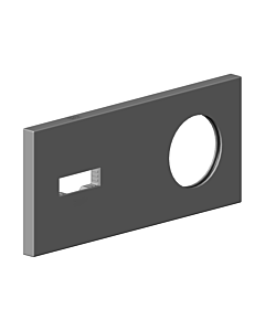 Dornbracht plaque 90110117000-00 90110117000 80 x 180 x 9 mm chromé