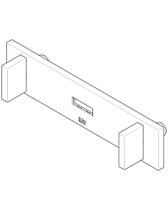 Dornbracht cover with handles 90110119000-00 chrome