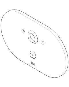 Dornbracht cover plate pbv with switch 90110205200-00 chrome