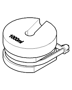 Dornbracht bottle adapter 1000 ml Du 9011030820090 raw