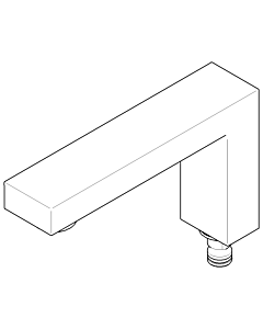 Dornbracht outlet 125 mm cpl. 90110619102-06 matt platinum