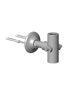 Dornbracht T-piece, wh standbr.m.ring 90171103400-00 chrome