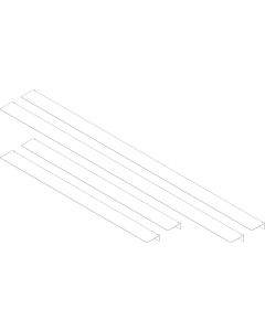 Dornbracht set of mounting brackets for ceilings 9017201710090 raw