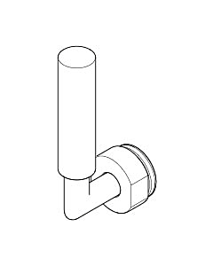 conversion Dornbracht 90182002500-99 90182002500 23 x 85 x 48 mm Platine foncé