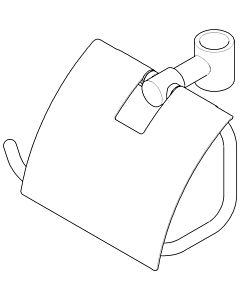 Dornbracht bracket with cover - 90187050106-00 chrome