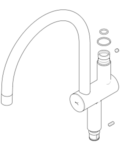 Dornbracht de réparation cpl. Outlet 90198801900-06 335 x 282 x 36_platine mat