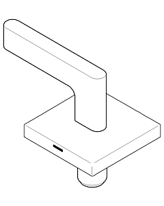 poignée Dornbracht pour baignoire 90207005700-28 90207005700 60 x 60 x 40 mm laiton payé