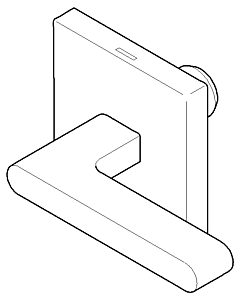 Dornbracht Griff für Unterputz Wand 90207005704-28 90207005704 60 x 60 x 40 mm messing gebü