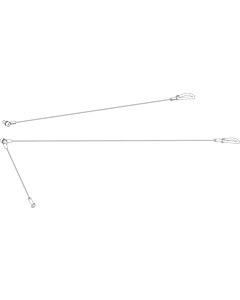 Dornbracht Set Drahtseil Auge-Karabi 9021500060090 roh