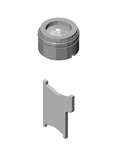 Dornbracht 90230102607-00 avec fente M24x1, 8,0l/min- chromé