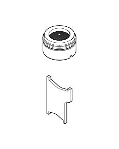 Dornbracht Luftsprudler mit Schlitz 90230102608-08 platin