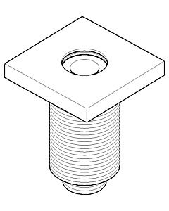 Dornbracht rosace 90277802300-06 platine mat