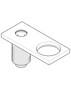 Dornbracht Rosette 90277802400-00 chrom